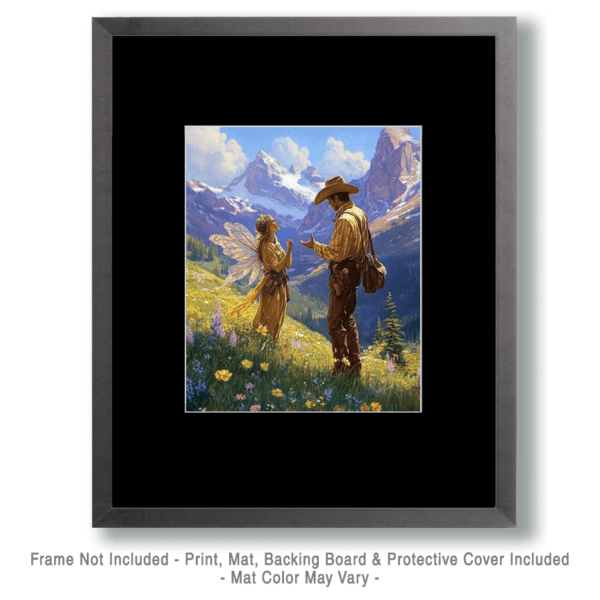 Fairy and Cowboy Art