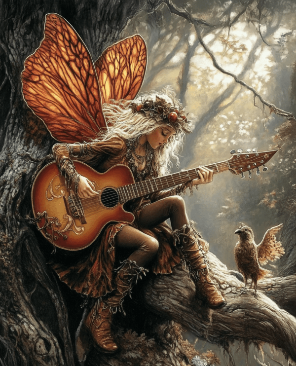 Fairy PLaying for a Friend