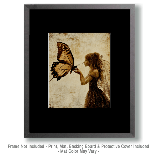 Fairy Comforting Butterfly Art