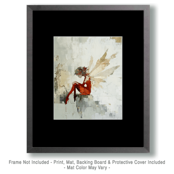 Abstract Lonely Fairy Art