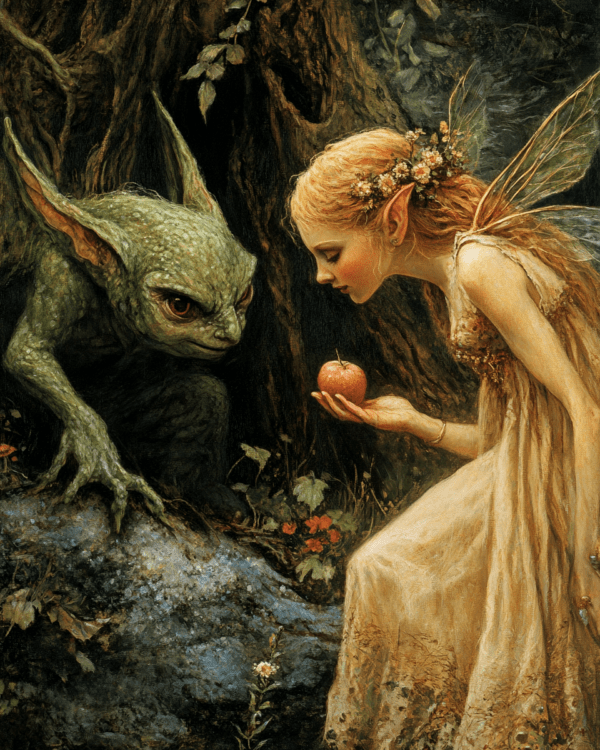 Fairy Feeds Goblin