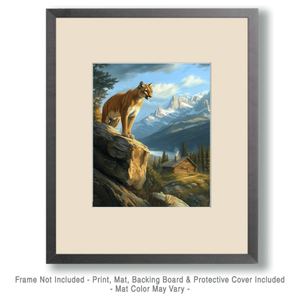 Mountain Lion Overlook Art