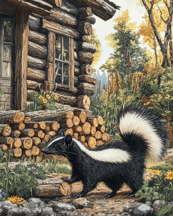 Skunk Passing By