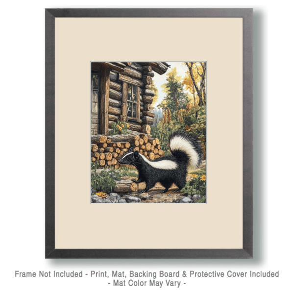 Skunk Passing By Art