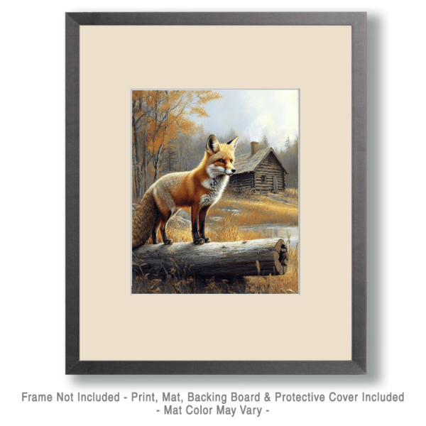 Red Fox in the Backyard Art