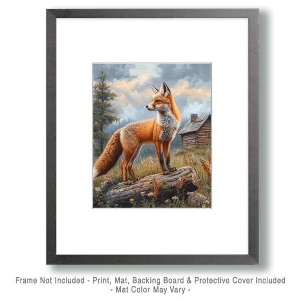 Red Fox Passing By Art