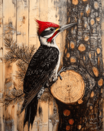 Pileated Woodpecker Still-Life