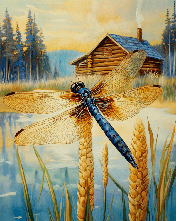 Dragonfly with Cabin