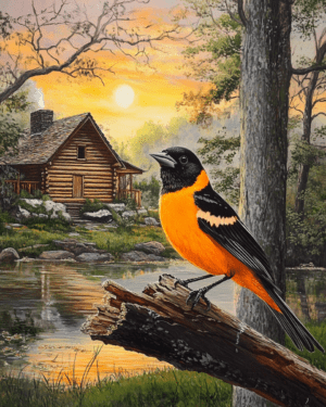 Baltimore Oriole by Homestead