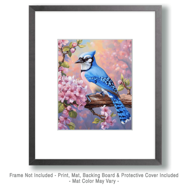 Bluejay in Springtime Art