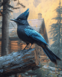 Steller's Jay by Homestead