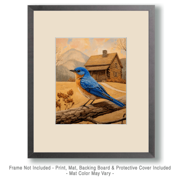 Bluebird by Homestead Art