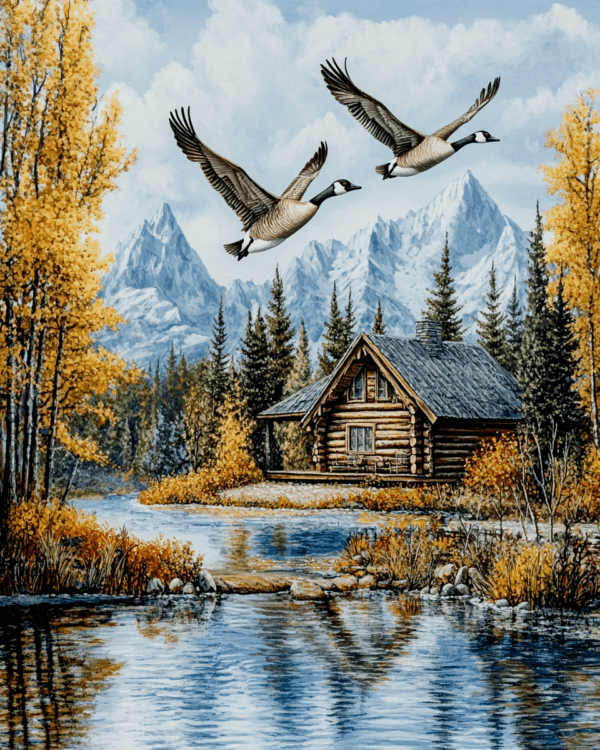 Canada Geese by Homestead