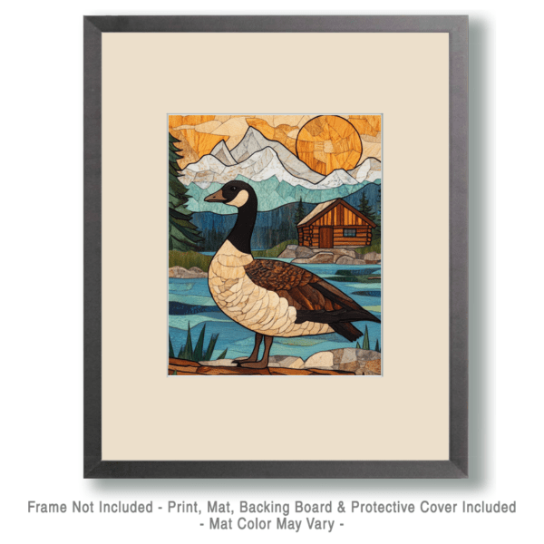 Folk Art Canada Goose by Homestead Art