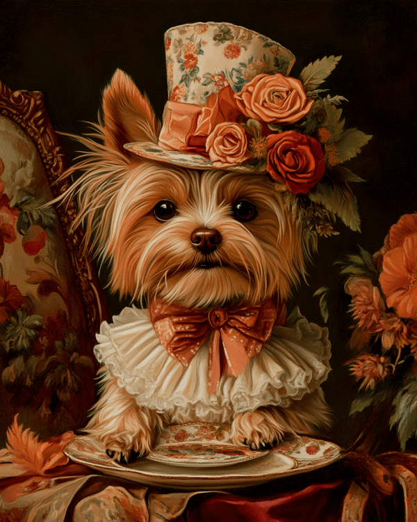 Yorkshire Terrier in Hat