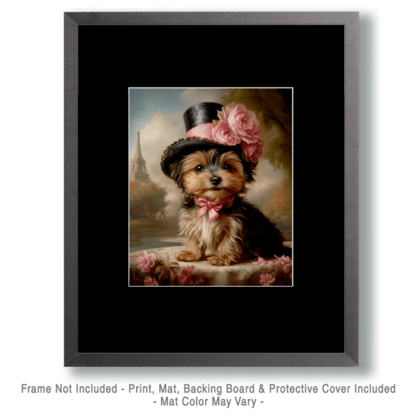 Yorkshire Terrier in Paris Art