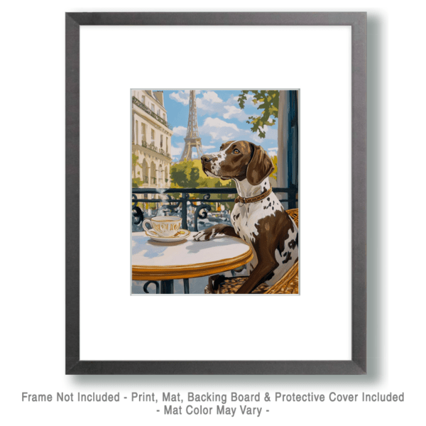 German Shorthaired Pointer in Paris Art