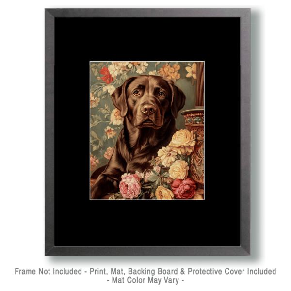 Brown Labrador Retriever Art