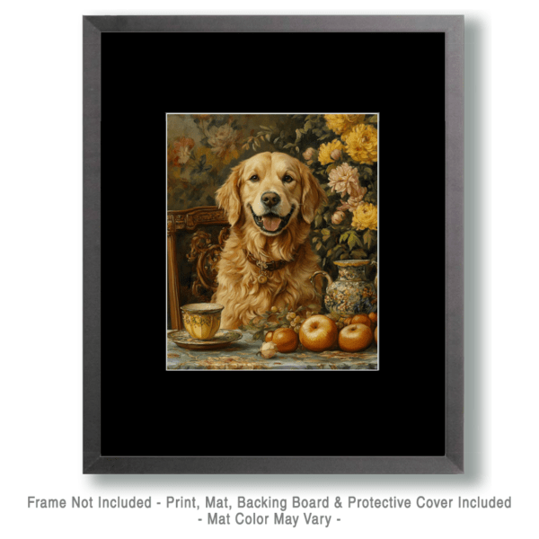 Golden Retriever Potrait Art