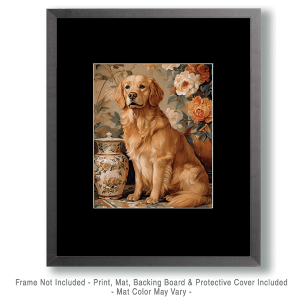 Loyal Golden Retriever Art