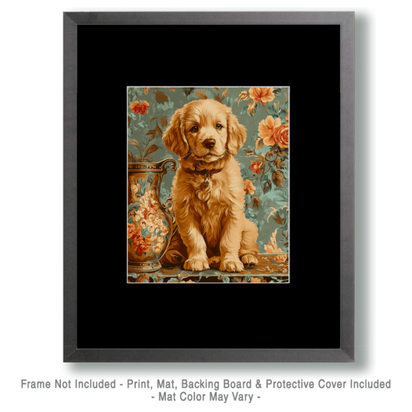 Golden Retriever Puppy Art