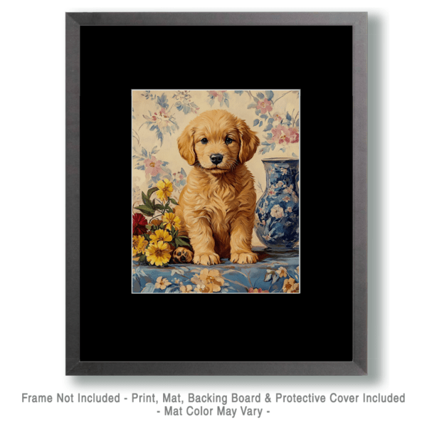 Golden Retriever Puppy Portrait