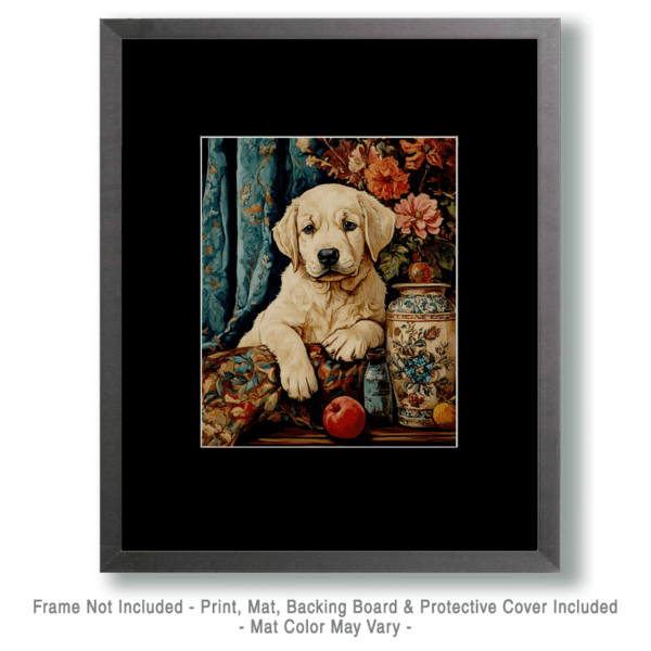 Golden Retriever Puppy Relaxing Art