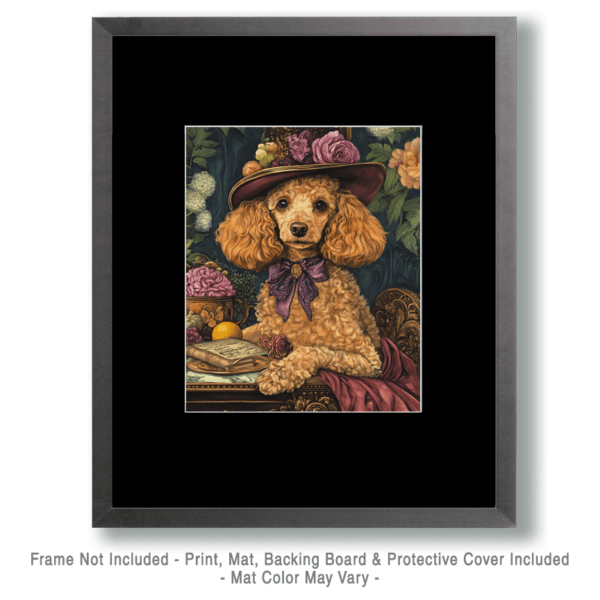 Lady Poodle Art