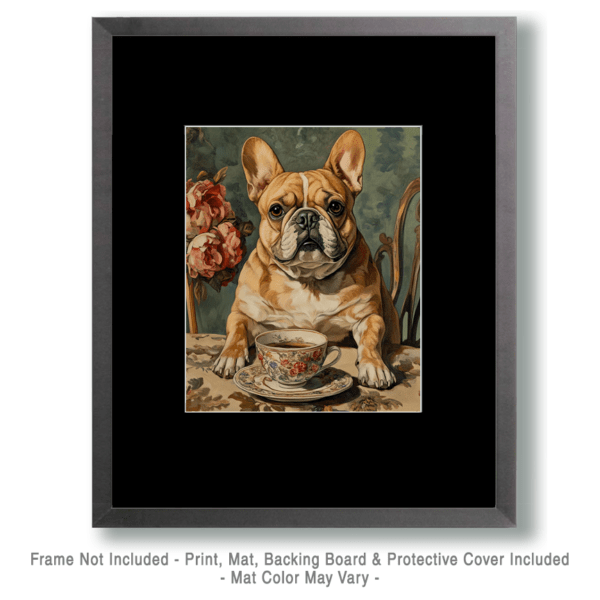 French Bulldog Named Rose Art