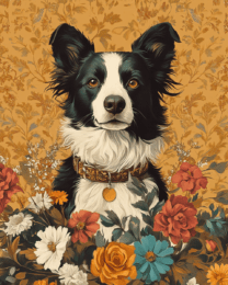 Border Collie Still Life