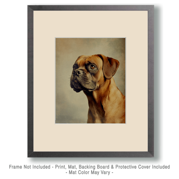 Boxer Portrait Art