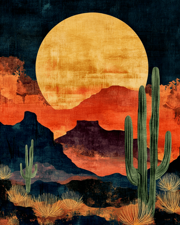 Saguaro Desert Sunrise