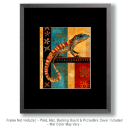 Desert Lizard Art