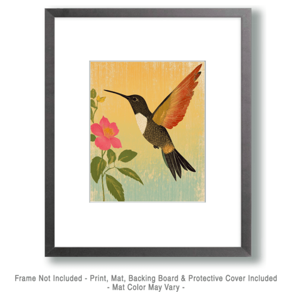 Desert Hummingbird Art