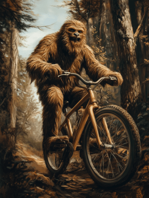 Bigfoot on a Bike