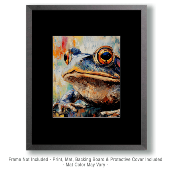 Pop Art Frog Face Art