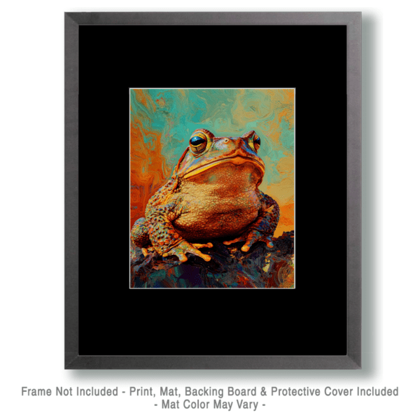 Impressionist Frog Art