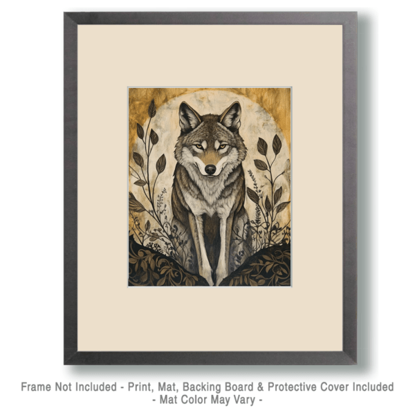 Rustic Wolf Art