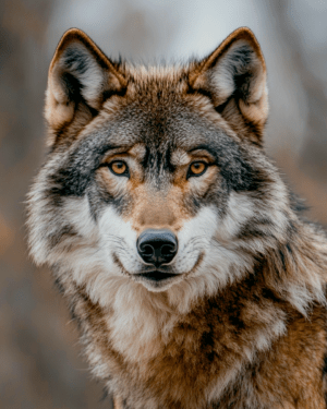 Wild Wolf Portrait