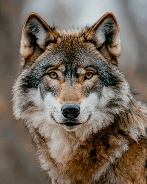 Wild Wolf Portrait