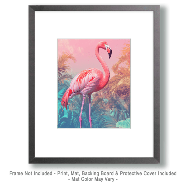 Classic Pink Flamingo Art