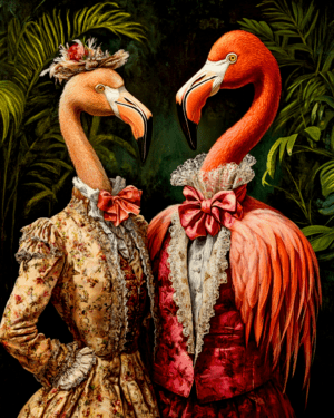 Flamingo Couple