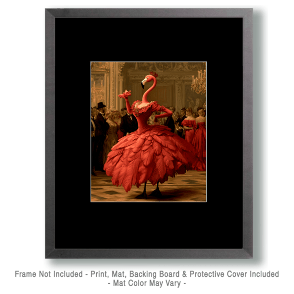 Flamingo in a Ballroom Art