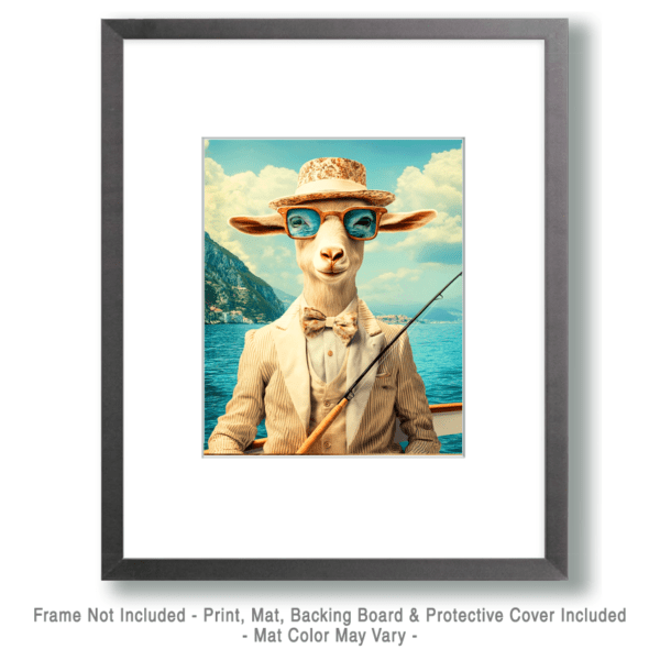 Sheepish Fisherman Art