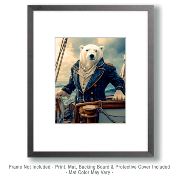 Admiral Polar Bear Art