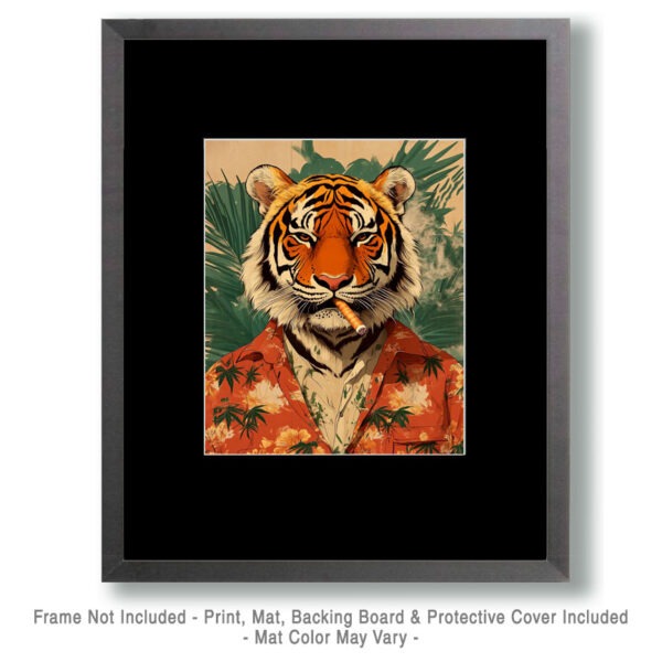 Smoking Tiger Art