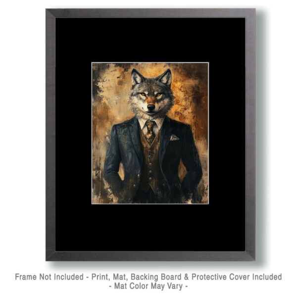 Businessman Wolf Art