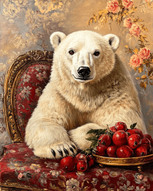 Polar Bear in Chair