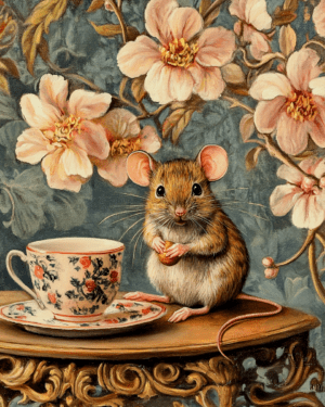 Nouveau Mouse and Teacup