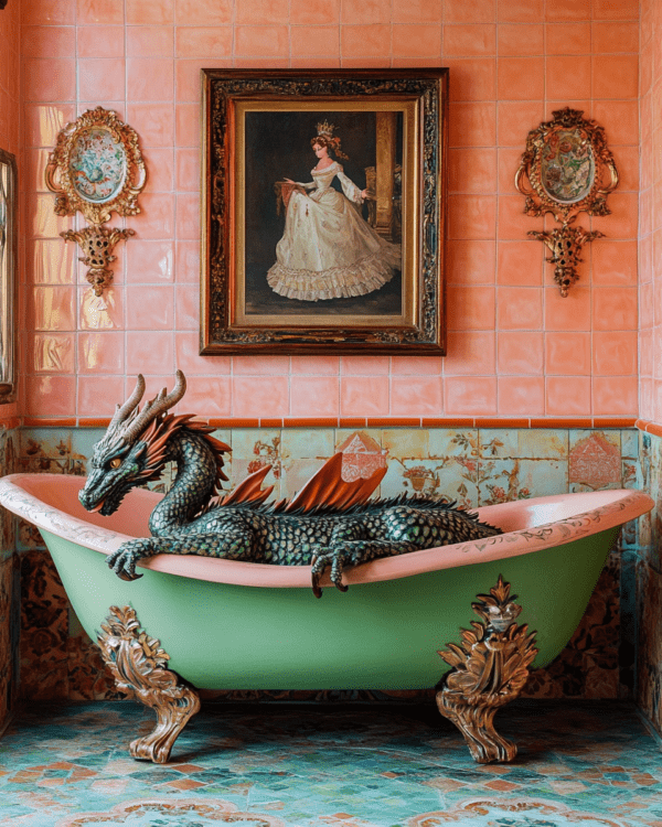 Draco in Bathtub